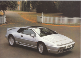 Esprit sportscar, 2 page leaflet, DIN A4-size, c1990, factory-issued, English