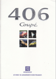 406 Coupé brochure, 32 pages, A4-size, 9/1997, Dutch language