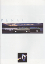 21 Sedan & Hatchback brochure, 28 pages, 01/1993, A4-size, Dutch language