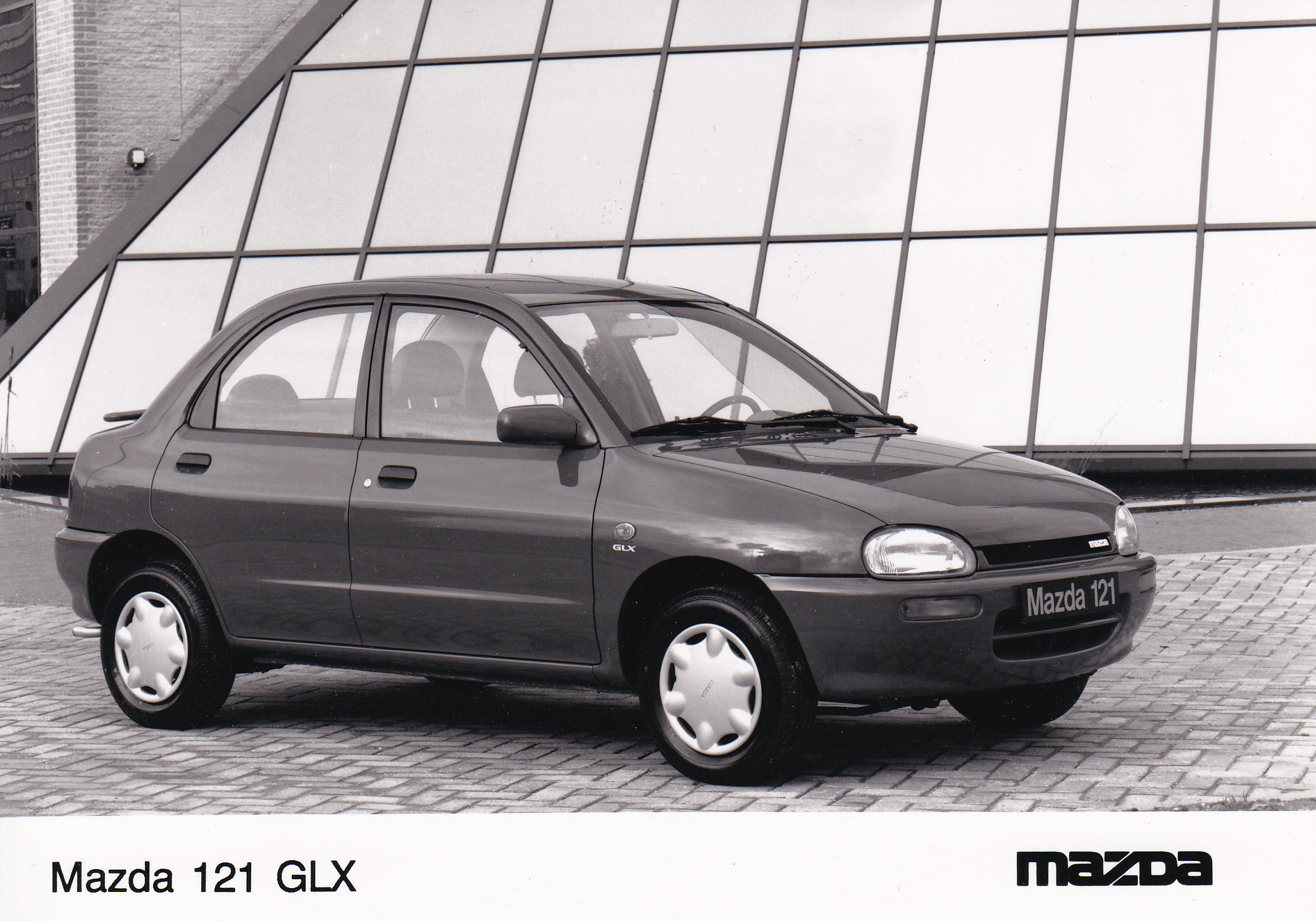 Mazda 121 GLX, press photo, Belgium, 1991