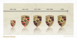Classic, Porsche Crest evolution, foldcard, 2012, WDMG 7001 0019 00