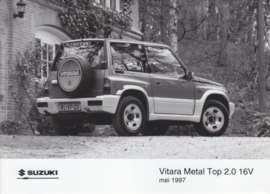 Suzuki Vitara Metal Top 2.0 16 V, press photo, Dutch, 5/1997