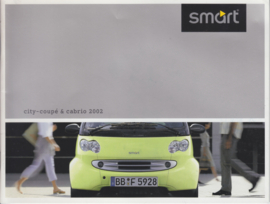 City Coupé & Cabrio brochure, 24 pages, 2002, Dutch language