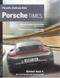 Porsche Times magazine, # 2-2011, 12 pages, PC Köln