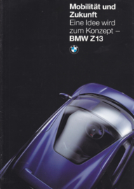 Z13 Concept car brochure, 18 pages, A4-size, 2/1993, German language