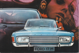 17M Sedan, DIN A6-size postcard, empty back side, approx. 1969