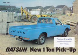 1 Ton Pick-Up leaflet, 2 pages, UK, English language, 1980