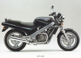 Honda NTV 650 postcard, 18 x 13 cm, no text on reverse, about 1994