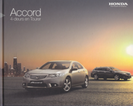 Accord 4-Door Sedan & Tourer, 44 page brochure, hard covers, about 2012, Dutch language
