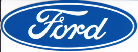 Ford - oval sticker, 7,5 x 20 cm