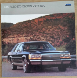 LTD Crown Victoria,  12 square large pages, English language, 8/88, # 009