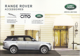 Range Rover accessories brochure, 20 pages, A5-size, 12/2015, Dutch language