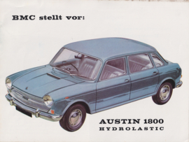 1800 brochure, 16 pages, A4-size, about 1964, German language