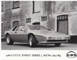 Lotus Esprit Series 3 - factory photo - 1986 - Ref No 5631-B4 - UK market