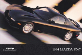 RX-7 Sports Car, 1994, US postcard, A5-size