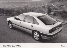 Renault Safrane, press photo, Swiss, 1992