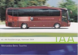 Mercedes-Benz Tourino Autobus, A6-size postcard, IAA Hannover 2004