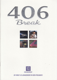 406 Break brochure, 28 pages, A4-size, 12/1996, Dutch language