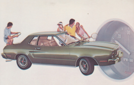 Mustang II 2-Door Hardtop, US postcard, standard size, 1975