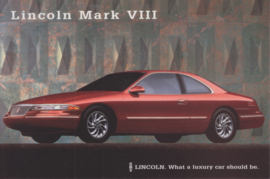 Mark VIII, US postcard, continental size, 1996