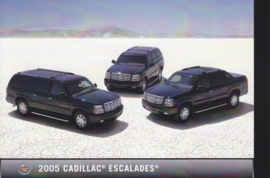 Escalade models, US postcard, 2005