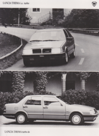 Lancia Thema turbo ds Berlina - factory photo - Italy - 1986