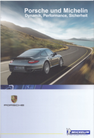 Porsche & Michelin tyres brochure, 8 pages, 07/2010, German language