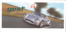 YES sportscar brochure, 4 small pages, about 2002, German language