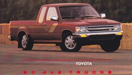 4x2 Pick-up Trucks, US postcard, 1990