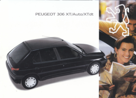 306 Hatchback brochure, 24 + 20 pages, A4-size, 1994 Dutch language