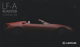 Lexus LF-A Roadster, 20 glossy pages, 2008, English language