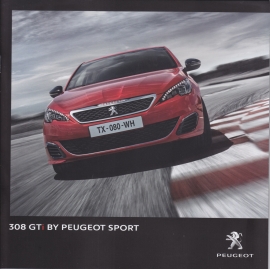 308 GTI brochure, 32 pages, Dutch language, 09/2015