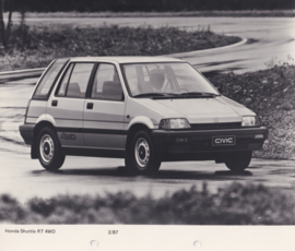 Honda Shuttle RT 4WD, large press photo, Europe, 2/1987