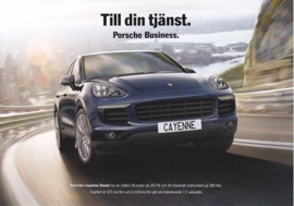 Cayenne Diesel Business edition, 03/2015, A5-size, 2 pages, Sweden
