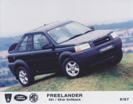 Land Rover Freelander softback, press photo, Germany, 9/1997