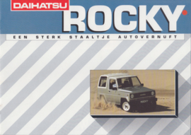 x Rocky 4x4 brochure, 12 pages, about 1986, A4-size, Dutch language