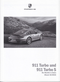 911 Turbo & Turbo S pricelist, 98 pages, 02/2010, German