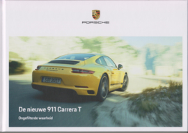 911 Carrera T brochure, 56 pages, 10/2017, hard covers, Dutch language