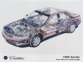Cadillac Seville x-ray photo - press photo, Europe [UK] - 1998