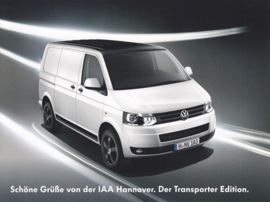 Transporter Edition, larger size postcard, 18 x 13,5 cm, German