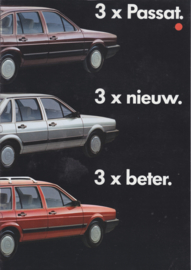 Passat brochure, 8 pages., A4-size, Dutch language, 1/1985