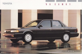 Camry 4-Door V6 LE Sedan, US postcard, 1989