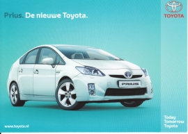 Prius hybrid double-sided postcard, A6-size, Dutch language