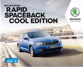 Rapid Spaceback Cool Edition brochure, 16 pages, German language, 09/2017