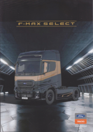 Ford F-Max Select truck folder, 8 pages, A4-size, c2022, Dutch language (Belgium)