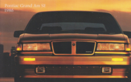 Grand Am SE, 1986, standard-size, USA