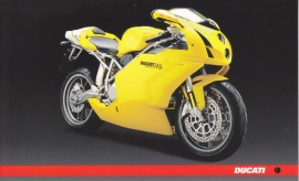 Ducati 749s, continental size postcard, English language
