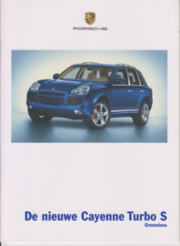 Cayenne Turbo S brochure, 14 pages, 10/2005, Dutch language