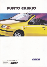 Punto Cabrio brochure, 8 pages (A4), 8/1994, Dutch language