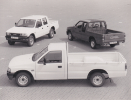 Opel Campo Pick-up program, press photo, Germany, 09/1991